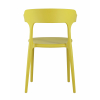 Стул Нео пластик горчичный