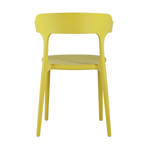 Стул Нео пластик горчичный