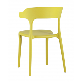 Стул Нео пластик горчичный