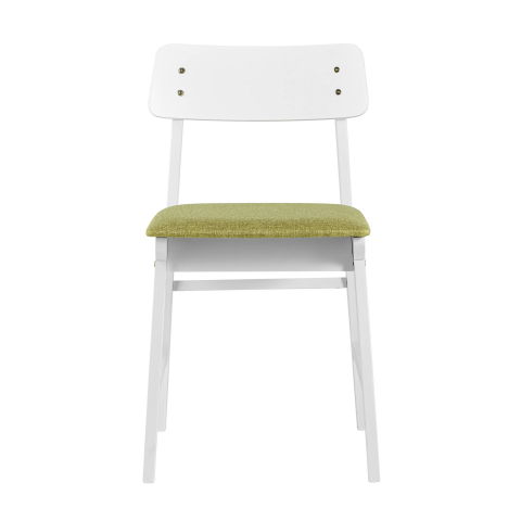 Стул ODEN WHITE оливковый 2 шт.