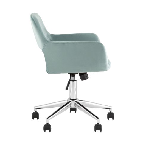 Кресло офисное ROSS велюр серо-зеленый