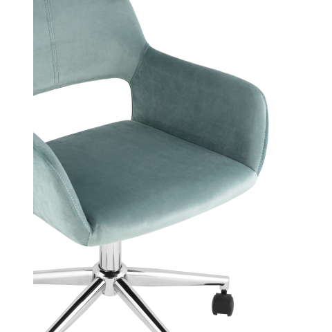 Кресло офисное ROSS велюр серо-зеленый
