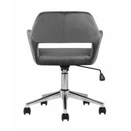 Кресло офисное Ross велюр серый