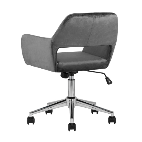 Кресло офисное Ross велюр серый