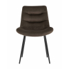 Стул Остин велюр тёмно-коричневый