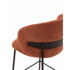 Стул полубарный Блейз букле терракотовый