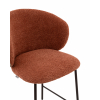 Стул полубарный Блейз букле терракотовый