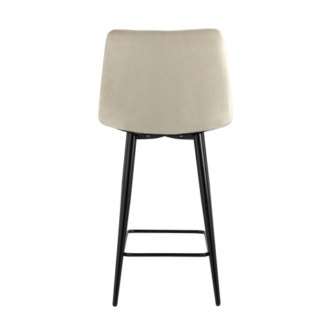 Стул полубарный Джанго велюр бежевый высота сиденья 60 см