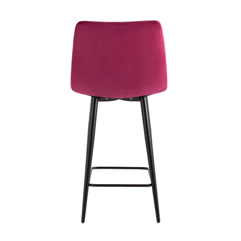 Стул полубарный Джанго велюр винный высота сиденья 60 см