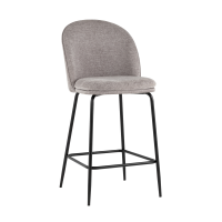 Стул полубарный Эхо светло-серый