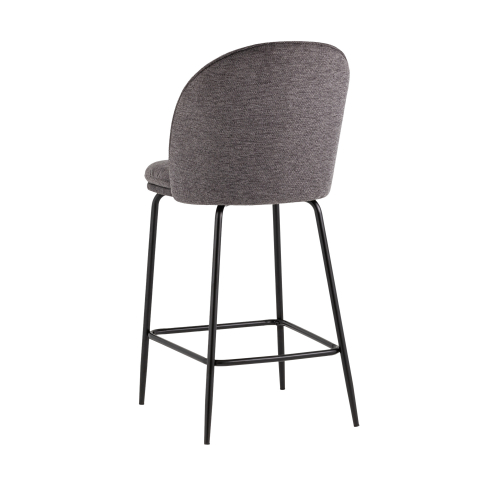 Стул полубарный Echo темно-серый