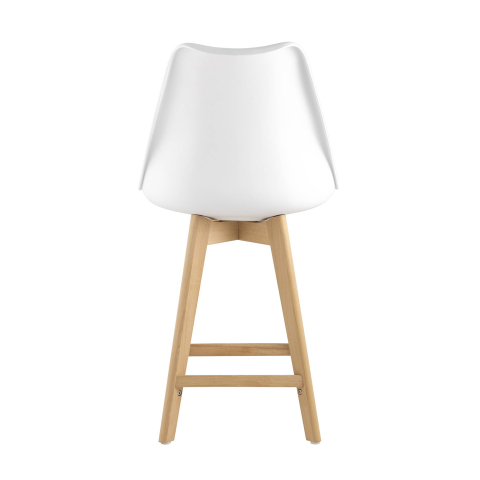 Стул полубарный FRANKFURT белый