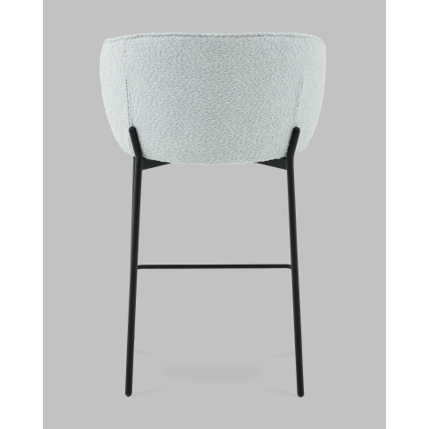 Стул полубарный Тисдейл букле светло-голубой