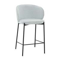 Стул полубарный Тисдейл букле светло-голубой