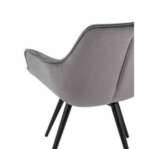 Стул вращающийся Сеул велюр тёмно-серый