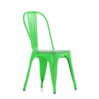 Стул Толикс (Толикс (Tolix)) Style Wood зеленый