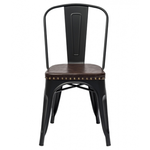 Стул Tolix Soft черный матовый