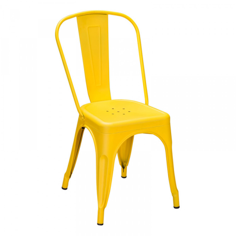 Стул Tolix style Желтый