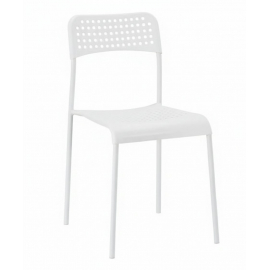 Стул UNO белый стопируемый