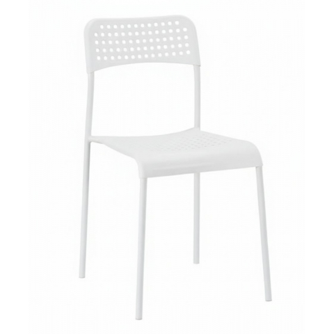 Стул UNO белый стопируемый