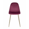 Стул Валенсия велюр бордо золотые ножки