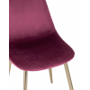 Стул Валенсия велюр бордо золотые ножки