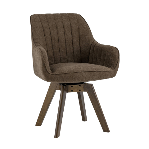 Стул вращающийся MANS коричневый 2 шт.