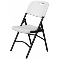 Стул пластиковый складной белый 2121PB