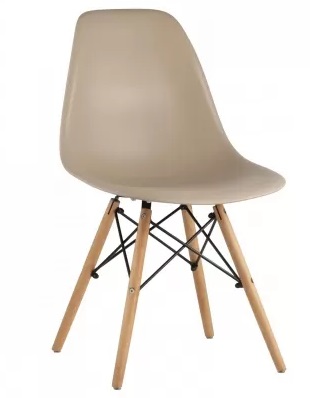 Стул Eames DSW бежевый