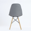 Мягкий стул Eames Soft светло-серая ткань