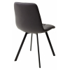 Стул CHILLI SQUARE HK017-11 экокожа темно-серый / черный каркас