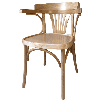 Венский стул Роза цвет бук подлокотниками